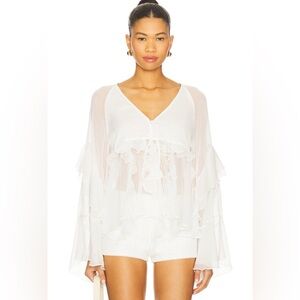 Bardot Orchid White Rosalo Blouse